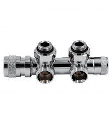 Узел нижнего подключения Primoclima Armature термостат.Lunarугловой правый 1/2 х3/4 Е, Хром PCART890AC