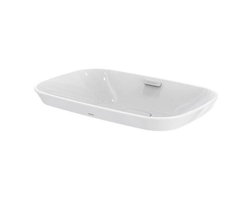 TOTO Neorest Раковина 59.6x39.7x17.3 см, без отв., полувстраеваемая, CeFiONtect, цвет: белый. LW3716HY#XW