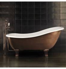 DevonDevon Regina Copper Effect Ванна чугунная отдельностоящая 163.5х76х65см, цвет: состаренная медь. 2MRREGINAVARPD
