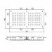 Almar Temptation Встраиваемый верхний душ 380х700 мм, 1 тип струи, цвет: High Brass Brushed PVD. E044088.HB