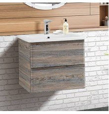 Тумба с раковиной BelBagno Albano-Cer 60 подвесная, pino scania
