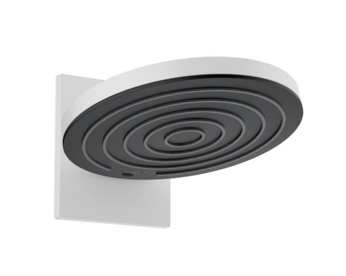Hansgrohe Pulsify Верхний душ Oslash;260 мм., с настенным креплением, 2 режима, внешняя часть, цвет: белый матовый/графит. 24150700