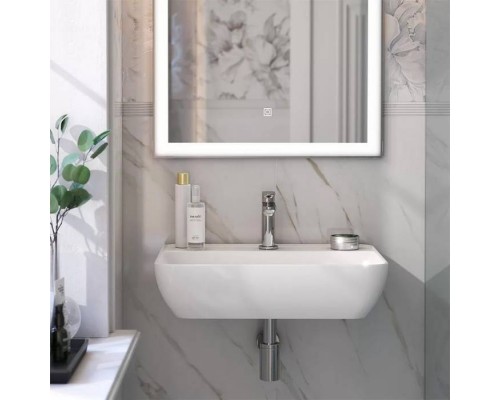 Kerama Marazzi Plaza Раковина подвесная 55х40см., с 1 отв., цвет: белый глянцевый. PLR.wb.55.02 Kerama Marazzi Plaza Раковина подвесная 55х40см., с 1 отв., цвет: белый глянцевый. PLR.wb.55.02