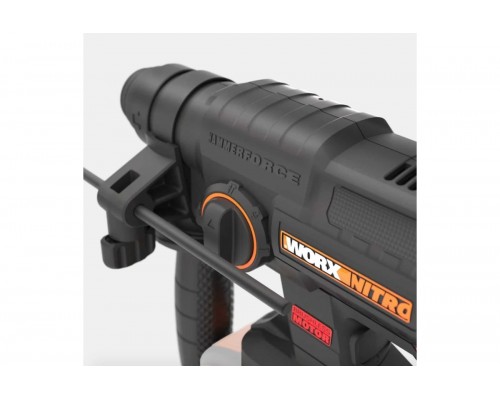 Перфоратор аккумуляторный бесщеточный WORX WX381, 20В, 4Ач x1, ЗУ 2А, кейс