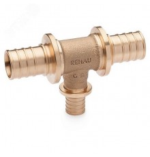 Тройник Rehau RAUTITAN platinum 25-20-25 мм RX+ с уменьшенным боковым проходом. 13777321001
