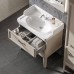 Kerama Marazzi Pompei Раковина 80х50х26.5см., подвесная, мебельная, 1 отв., с переливом, цвет: белый глянцевый. PO.wb.80