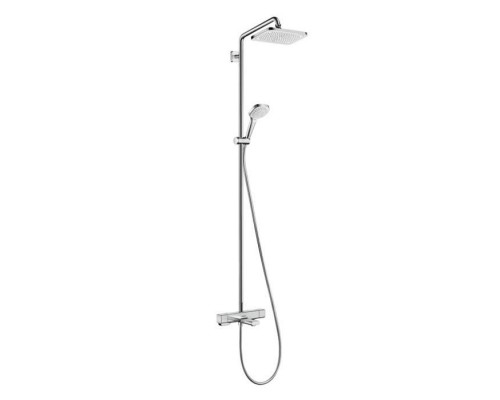 Hansgrohe Croma E 280 1jet Душевая система Showerpipe с термостатом для ванны, хром. 27687000 Hansgrohe Croma E 280 1jet Душевая система Showerpipe с термостатом для ванны, хром. 27687000