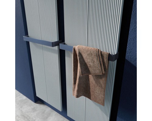 Antrax Lana Полотенцесушитель 40,3x170Hсм., в комплекте с 1 полотенцедержателем, цвет: белый матовый. ECLF1B170002B/BCOR