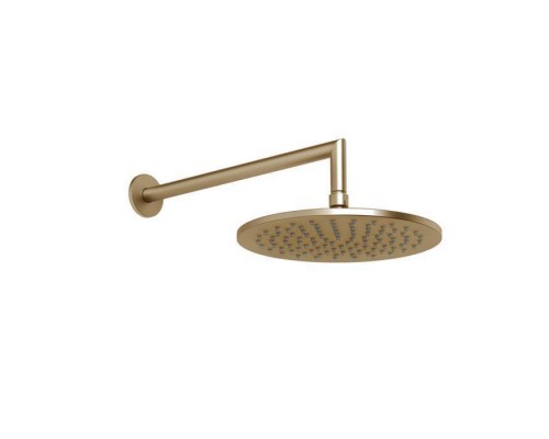 Gessi Anello Верхний душ Oslash;25см., настенный, цвет: warm bronze brushed pvd. 63348#726