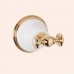 TW Harmony 016, крючок для полотенца, подвесной, цвет: белый/золото. TWHA016bi/oro