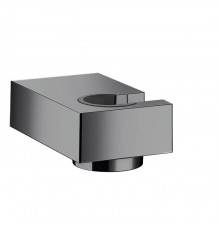 Hansgrohe Держатель ручного душа, настенный, цвет: шлифованный черный хром. 28387340