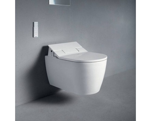 Duravit ME by Starck SensoWash Унитаз подвесной 57х37см, вкл. крепление Durafix, только в сочетании с SensoWash, с HygieneGlaze с сиденьем SensoWash. 611000002000300,  2528592000