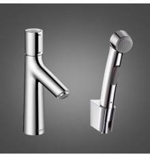 Hansgrohe Talis Select S, Смеситель для раковины с гигиеническим душем, с донным клапаном, Цвет: Хром. 72291000