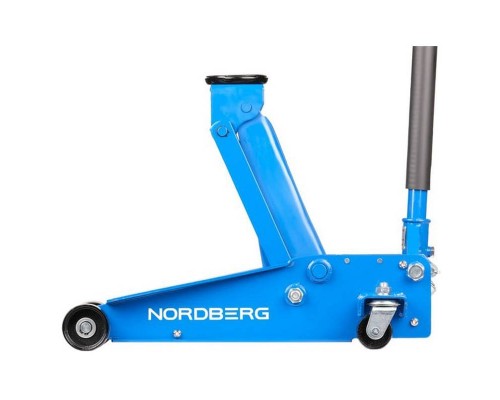 Домкрат подкатной с резиновой насадкой, быстрый подъем NORDBERG N3203 3 т