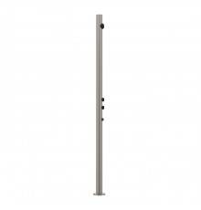 Gessi Origini Внешние части для уличной душевой стойки на 2 выход, цвет Steel Brushed . 63210#239