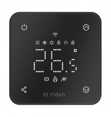 Термостат Ридан RSmart-FB Wi-Fi 230В чёрный. 088L1144R