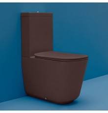 Kerasan Tribeca Унитаз моноблок 60х35см,c креплением WB5N, цвет: Borgogna matt. 750990 Geberit,  511775 Borgogna matt,  378175 Borgogna matt