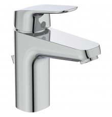 IS B1712AA Ceraflex Grande Смеситель для раковины 95 мм, HWTC, со сливным гарнитуром (плас), 5 л/мин B1712AA