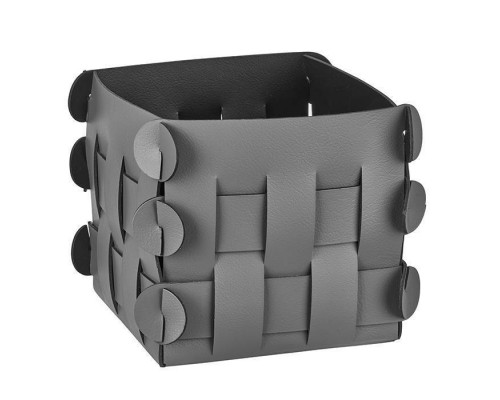 ADJ Корзинка Shlesser, 13x13xH13 см., цвет: серый/черный ADJ Корзинка Shlesser, 13x13xH13 см., цвет: серый/черный