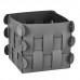 ADJ Корзинка Shlesser, 13x13xH13 см., цвет: серый/черный