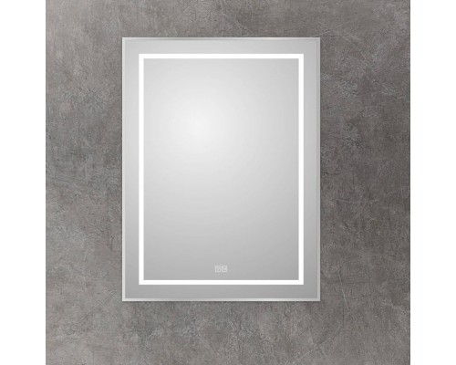 Зеркало BelBagno Kraft 80x60, с подсветкой, с подогревом, сатин