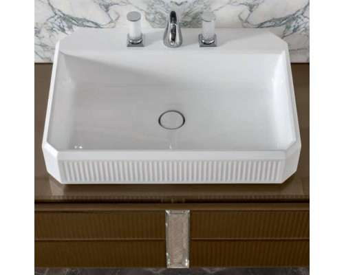 Oasis Rialto Комплект мебели напольный, №4, L116xP51x H:200см, цвет: metallic Gianduia/хром. Oasis Rialto Комплект мебели напольный, №4, L116xP51x H:200см, цвет: metallic Gianduia/хром.