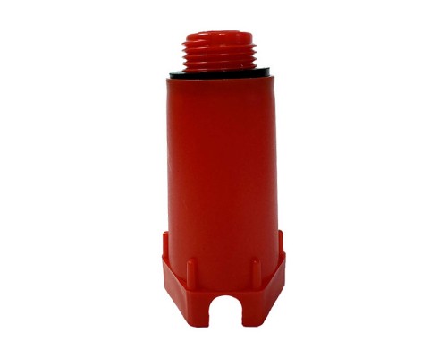 Заглушка Henco красная НР 1/2  80 мм. PLUG04-R80