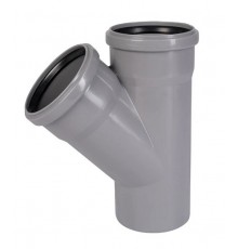 Тройник для внутренней канализации Ostendorf HTEA 90/90*45°. 114200