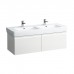 Laufen Pro Тумба с раковиной, 122x45x39см., 2 выдв ящика, цвет: белый глянцевый. 8.1496.7.000.104.1, 4.8308.2.095.485.R