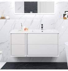 Тумба с раковиной Cezares Bellagio 106 R bianco opaco