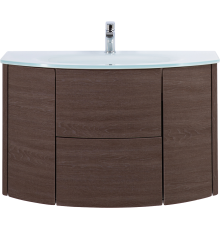 Тумба с раковиной Cezares Eden 91 rovere scuro soft, раковина 82399