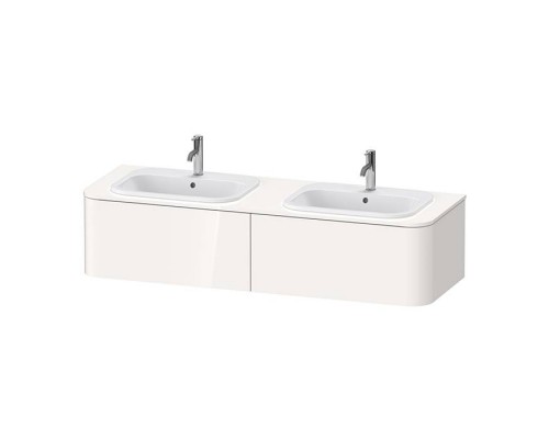 Duravit Happy D.2 Plus Тумба подвесная 160x55x35.4см, с 2 раковинами и 2 ящиками , цвет: белый глянцевый. 0483600000, HP032HB2222, HP4956B2222 Duravit Happy D.2 Plus Тумба подвесная 160x55x35.4см, с 2 раковинами и 2 ящиками , цвет: белый глянцевый. 0483600000, HP032HB2222, HP4956B2222