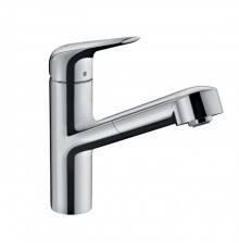 Hansgrohe Focus Смеситель для кухни, однорычажный, , на 1 отв., с выдвижной лейкой, 50см. мax., цвет: хром. 71814000