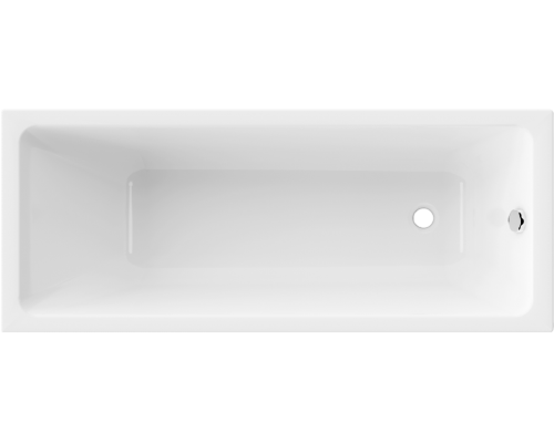 Акриловая ванна Triton Элис 170x70 см, пристенная, белая, с каркасом