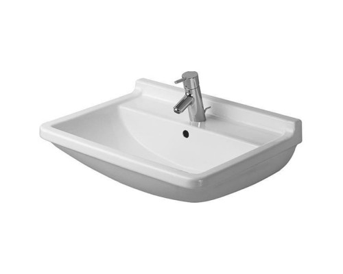 Duravit Starck III Раковина подвесная 55х43см. с переливом, с 1 отв под смеситель, цвет: белый. 0300550000