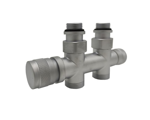 Узел нижнего подключения SR Rubinetterie прямой 1/2 х3/4 Е Хром матовый 0682-1500CSE0