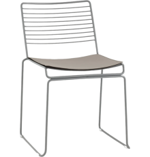 Стул Stool Group Danny серый, серая подушка