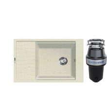 Комплект Мойка Lava L9.VNL vanilla + Измельчитель KUCHENSTERN Muhle