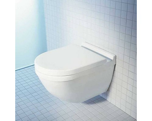 Duravit Starck 3 Унитаз 54х36см., подвесной, безободковый, с креплением Durafix, цвет: белый. 2527090000