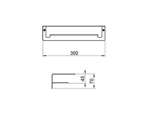 Almar Showers Accessories Полочка 300 мм, цвет: хром. E300001.CR Almar Showers Accessories Полочка 300 мм, цвет: хром. E300001.CR