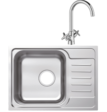 Комплект Мойка IDDIS Sound + Смеситель Acros ACRSB00i05 хром