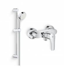 Душевой комплект Смеситель для душа Grohe Eurosmart 33555003 + Гарнитур Tempesta Cosmopolitan 27786002