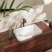 Hansgrohe Xuniva Q Раковина 55х40см., без отв., встраиваемая, с переливом, цвет: белый. 60158450
