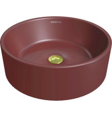 Раковина Grossman Color GR-3013 бордовая матовая