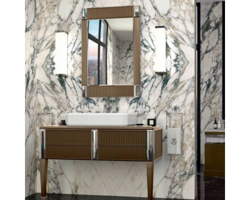 Oasis Rialto Комплект мебели напольный, №4, L116xP51x H:200см, цвет: metallic Gianduia/хром. Oasis Rialto Комплект мебели напольный, №4, L116xP51x H:200см, цвет: metallic Gianduia/хром.