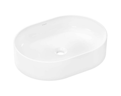 Hansgrohe Xuniva U Раковина-чаша 55х40см., без отв., накладная, без перелива, цвет: белый. 60166450 Hansgrohe Xuniva U Раковина-чаша 55х40см., без отв., накладная, без перелива, цвет: белый. 60166450