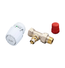 Комплект Danfoss из прямого клапана RTR-N DN 20 и термостата RTR 7090. 013G2176