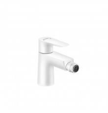 Hansgrohe Talis E Смеситель для биде на 1 отв, с донным клапаном, излив 116мм, цвет: белый матовый. 71720700