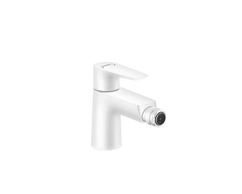 Hansgrohe Talis E Смеситель для биде на 1 отв, с донным клапаном, излив 116мм, цвет: белый матовый. 71720700 Hansgrohe Talis E Смеситель для биде на 1 отв, с донным клапаном, излив 116мм, цвет: белый матовый. 71720700