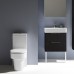 Laufen VAL Унитаз моноблок 37.5x16x39.5см, выпуск универсальный, безободковый, цвет: белый. 8.2428.1.000.000.1, 8.2928.1.000.871.1